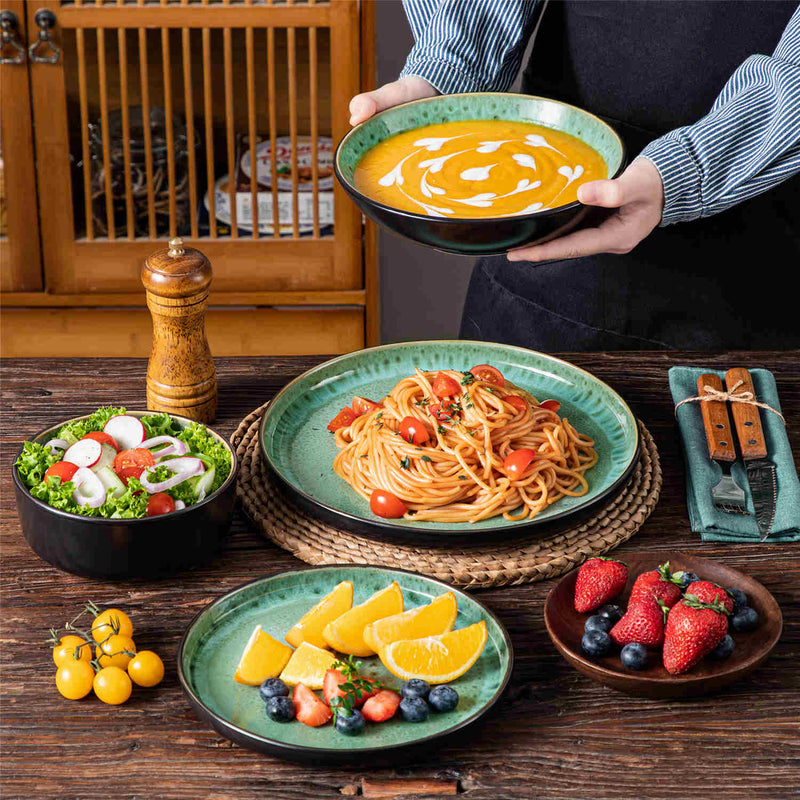 Playa 16 Piece Glossy Dinnerware Set - Image 4