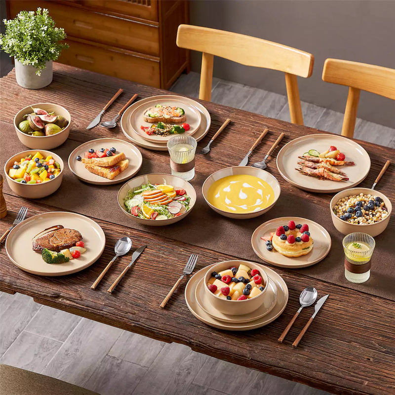 Playa 16 Piece Glossy Dinnerware Set - Image 58