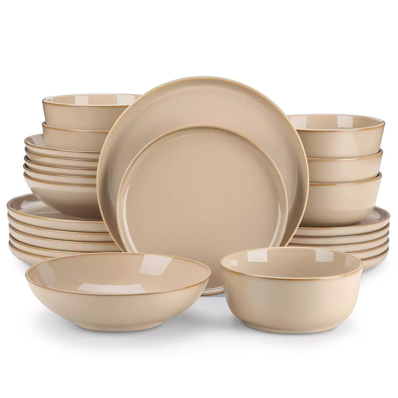 Playa 24 Piece Glossy Dinnerware Set - Image 31
