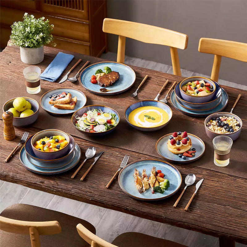 Playa 16 Piece Glossy Dinnerware Set - Image 68