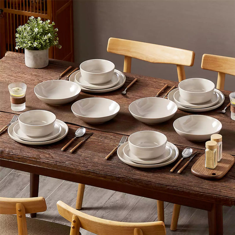 Playa 16 Piece Glossy Dinnerware Set - Image 50
