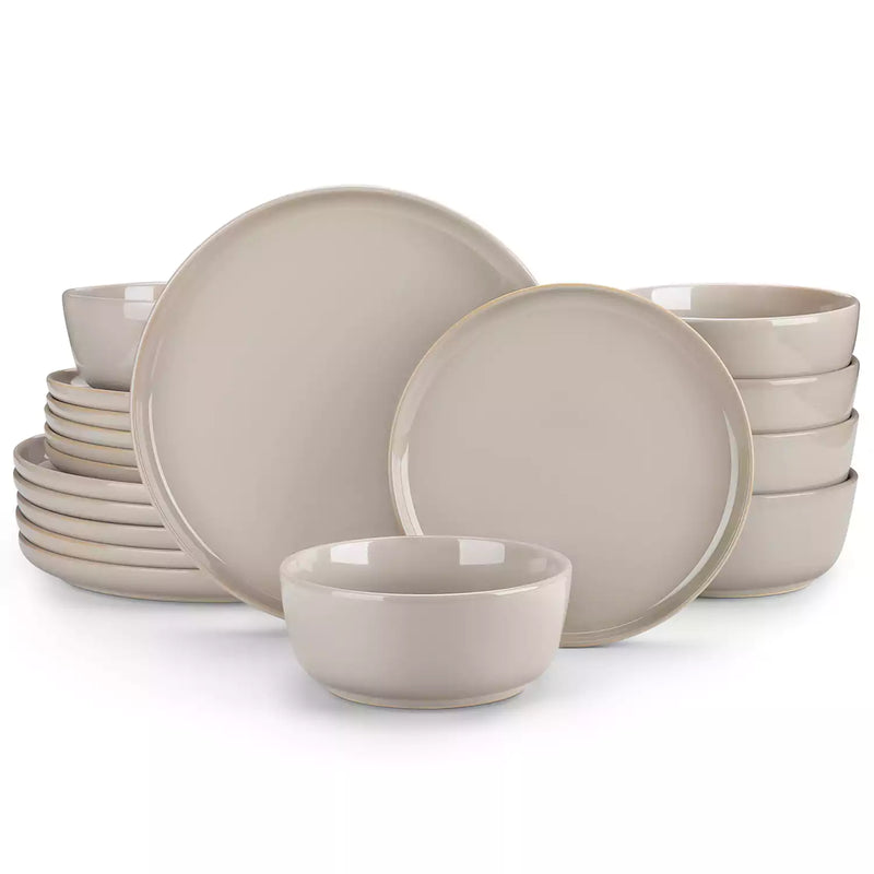 Playa 18 Piece Glossy Dinnerware Set - Image 45