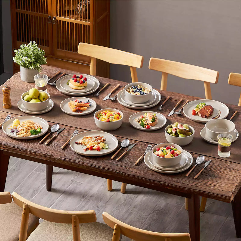 Playa 18 Piece Glossy Dinnerware Set - Image 49
