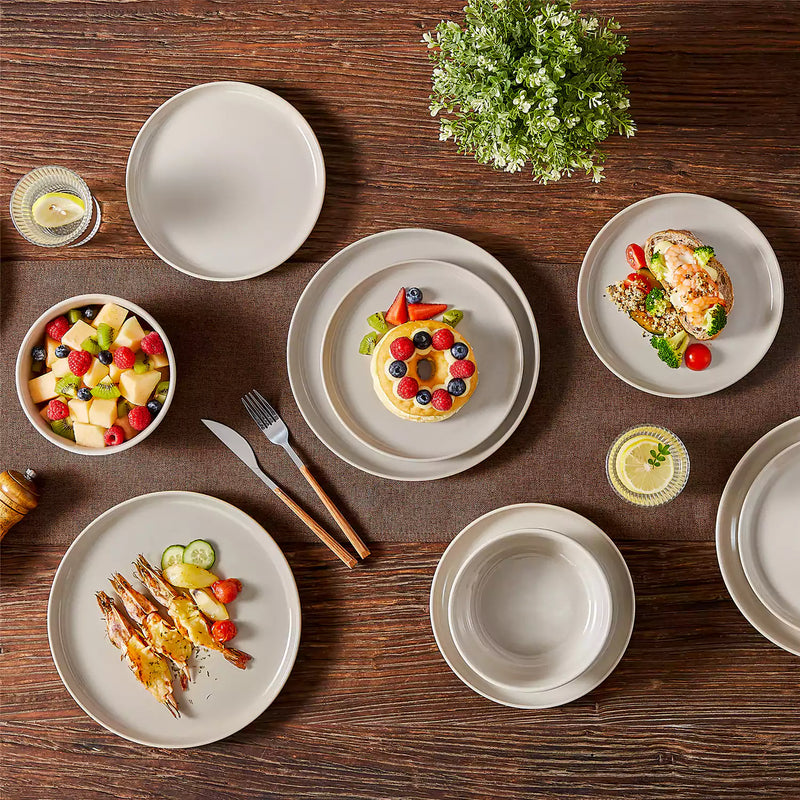 Playa 24 Piece Glossy Dinnerware Set - Image 40