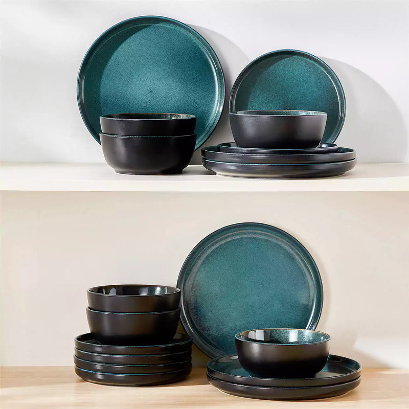Playa 18 Piece Glossy Dinnerware Set - Image 34