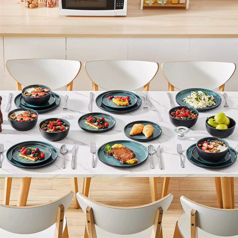 Playa 18 Piece Glossy Dinnerware Set - Image 31