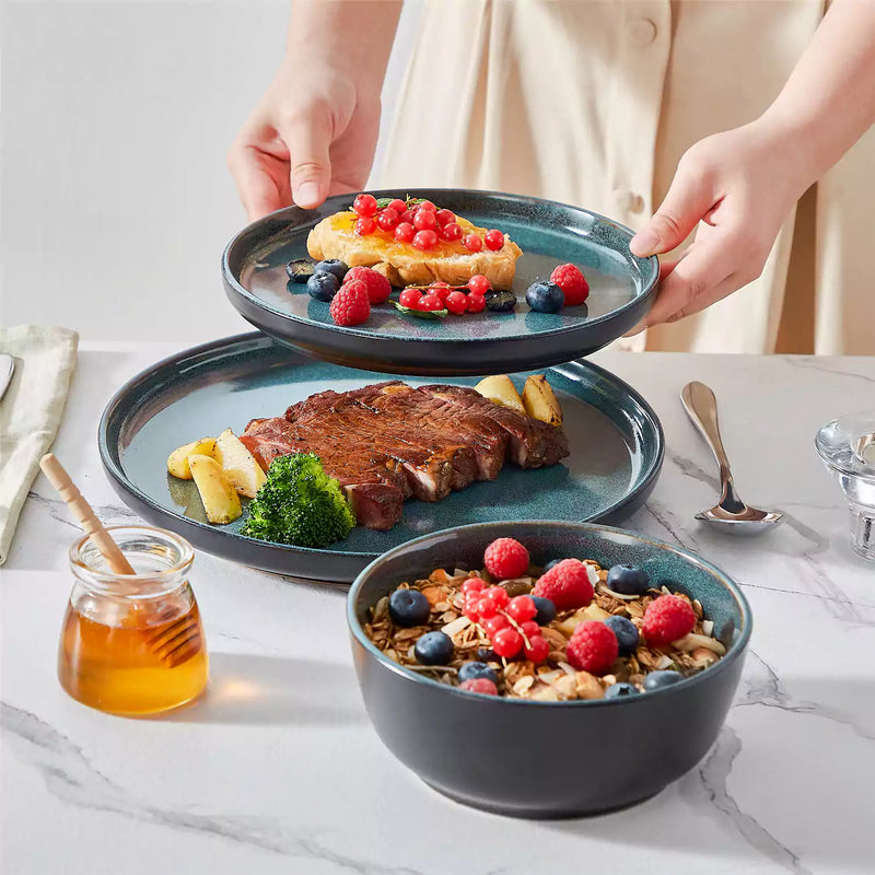 Playa 18 Piece Glossy Dinnerware Set - Image 30
