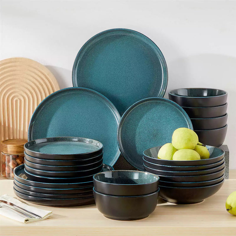 Playa 24 Piece Glossy Dinnerware Set - Image 29