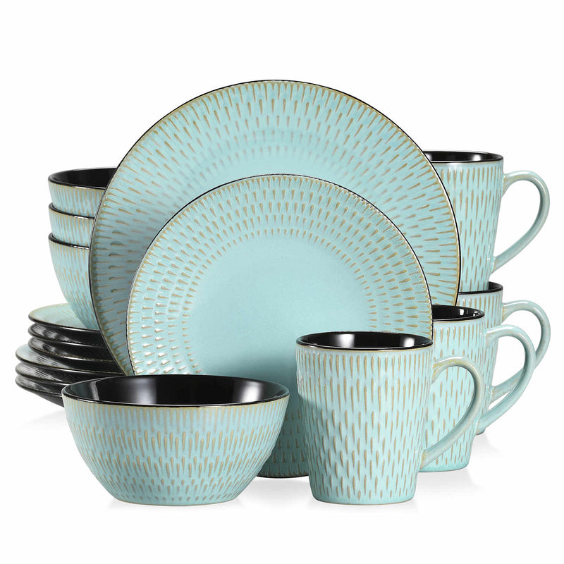 Pluvo 16 Piece Dinnerware Set with Mugs - Image 7