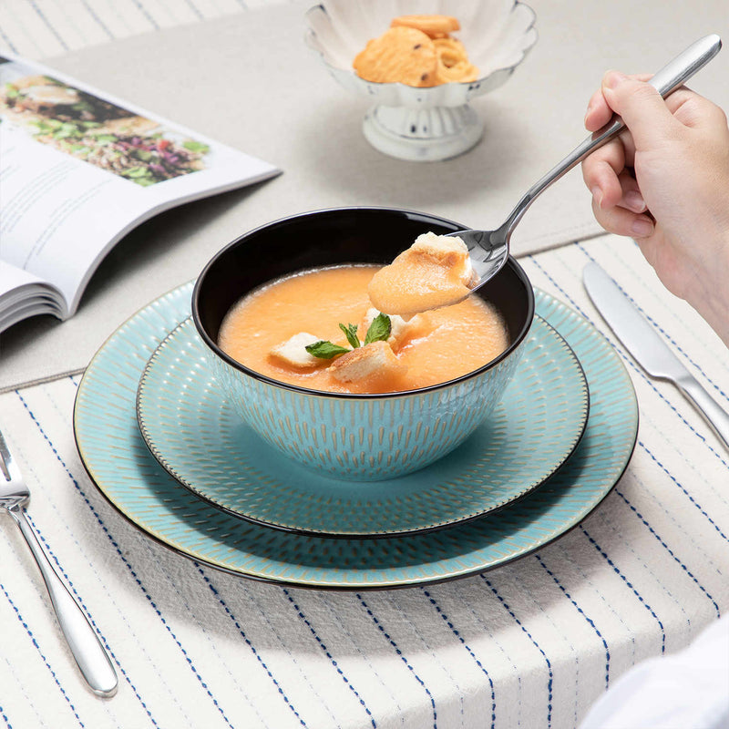 Pluvo 16 Piece Dinnerware Set with Mugs - Image 11