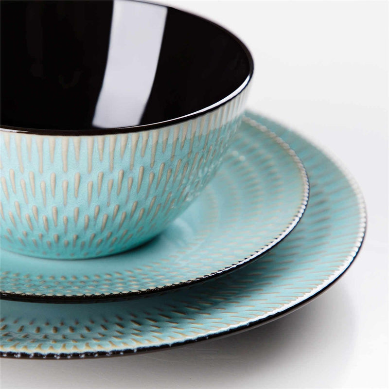 Pluvo 16 Piece Dinnerware Set with Mugs - Image 12