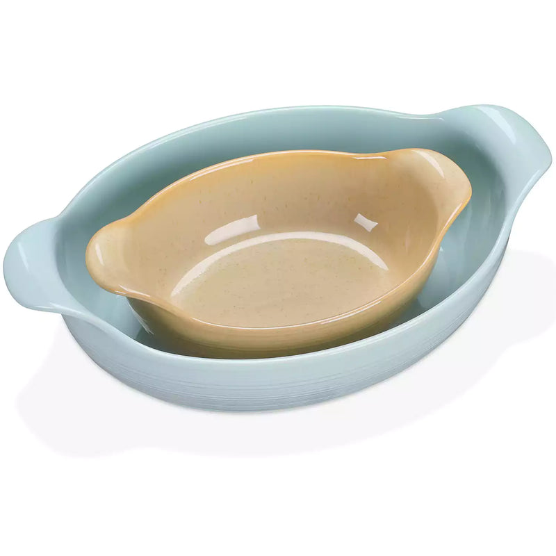 Presti Oval-Shaped Baking Dishes Set of 2