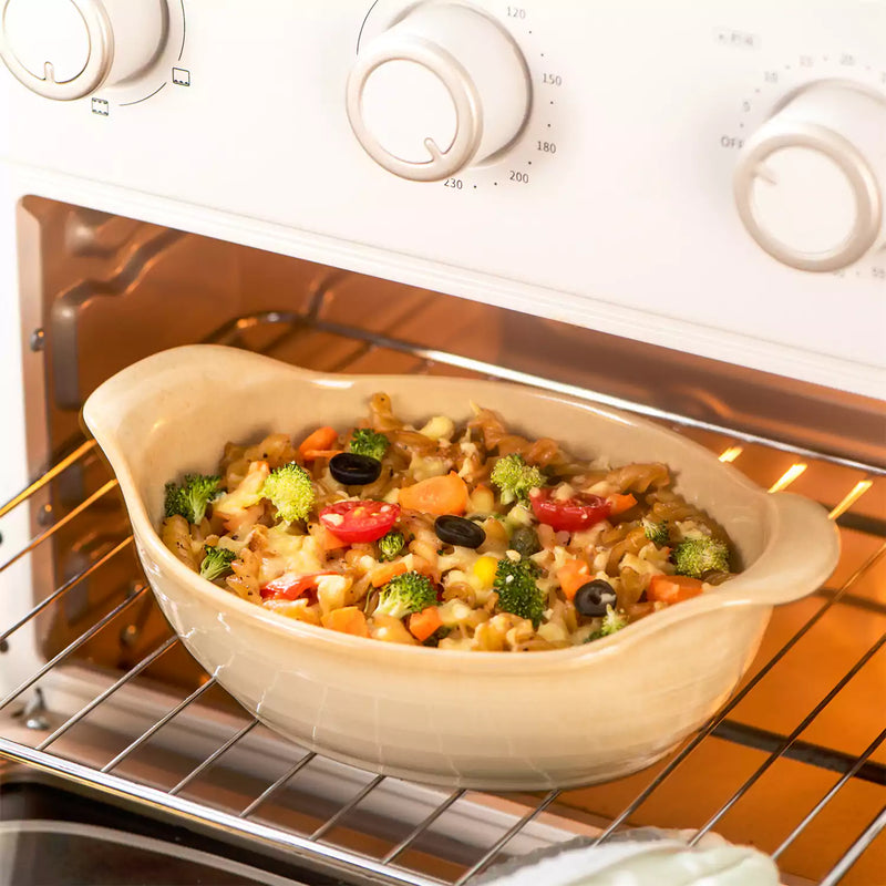 Presti Oval-Shaped Baking Dishes Set of 2 - Image 3