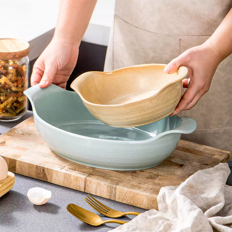 Presti Oval-Shaped Baking Dishes Set of 2 - Image 7