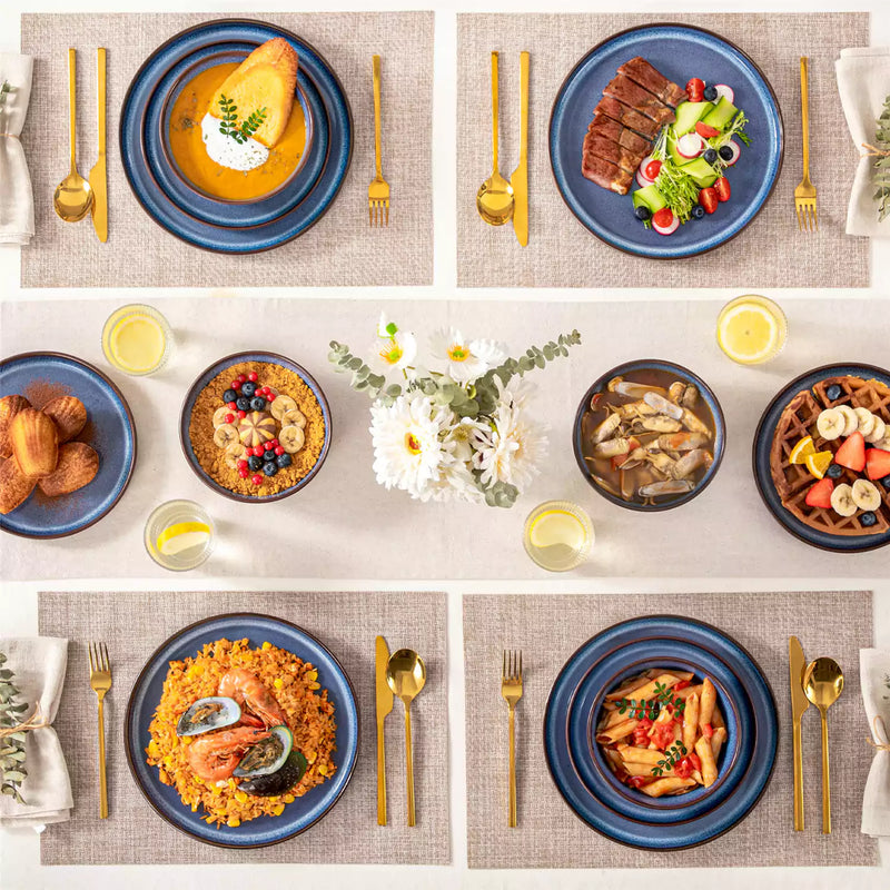 Sata Lipped-Edge 12 Piece Dinnerware Set - Image 16