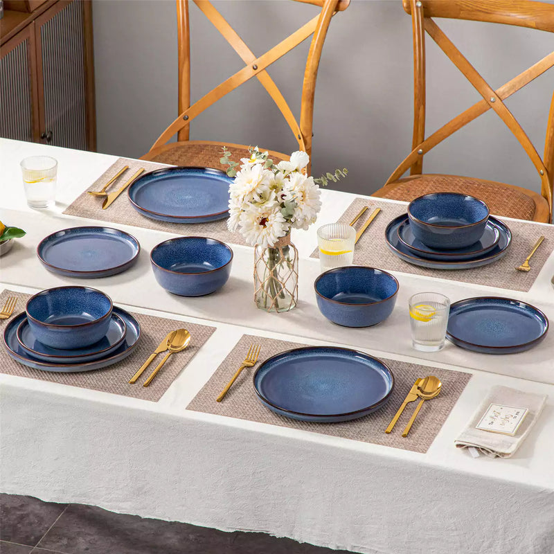 Sata Lipped-Edge 12 Piece Dinnerware Set - Image 17