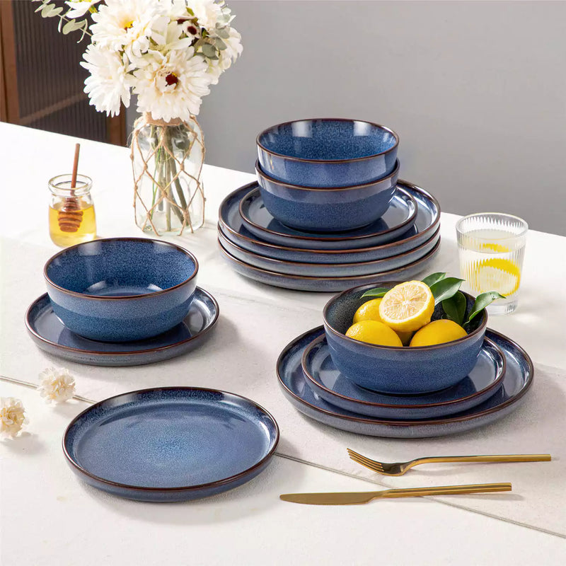 Sata Lipped-Edge 12 Piece Dinnerware Set - Image 20