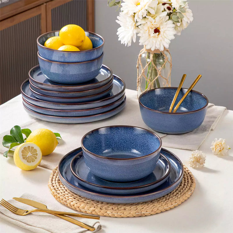 Sata Lipped-Edge 12 Piece Dinnerware Set - Image 21
