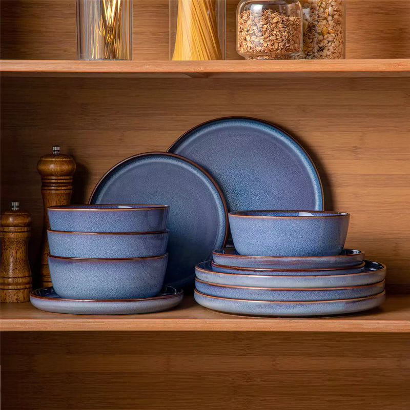 Sata Lipped-Edge 12 Piece Dinnerware Set - Image 22