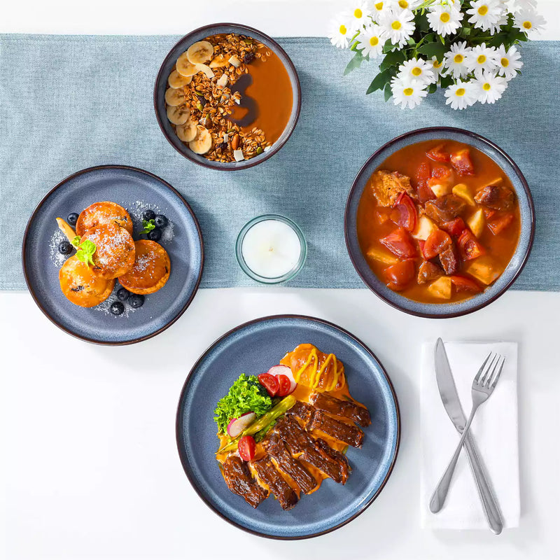 Sata Lipped-Edge 16 Piece Dinnerware Set - Image 12