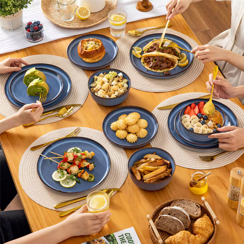 Sata Lipped-Edge 18 Piece Dinnerware Set - Image 21