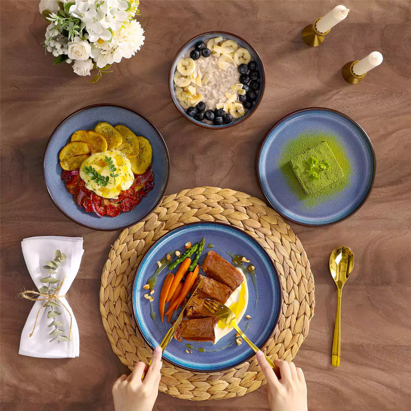 Sata Lipped-Edge 24 Piece Dinnerware Set - Image 12