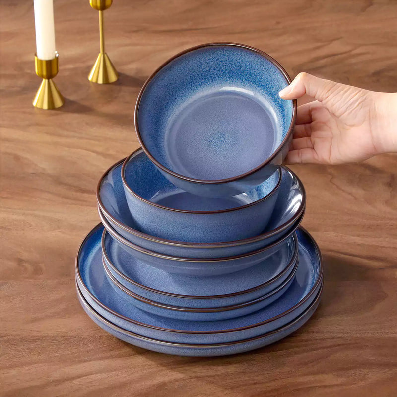 Sata Lipped-Edge 24 Piece Dinnerware Set - Image 18