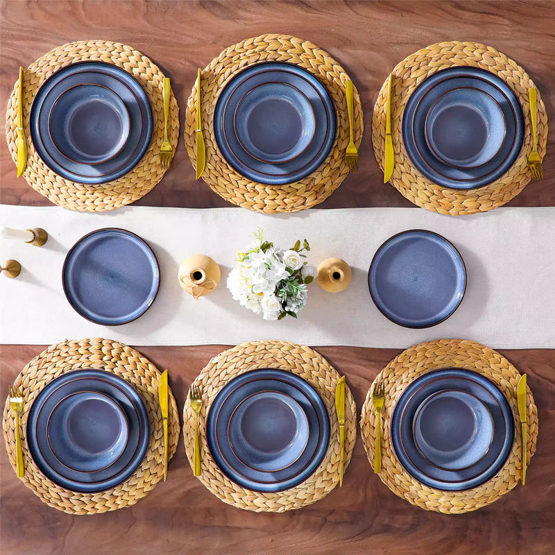 Sata Lipped-Edge 24 Piece Dinnerware Set - Image 19
