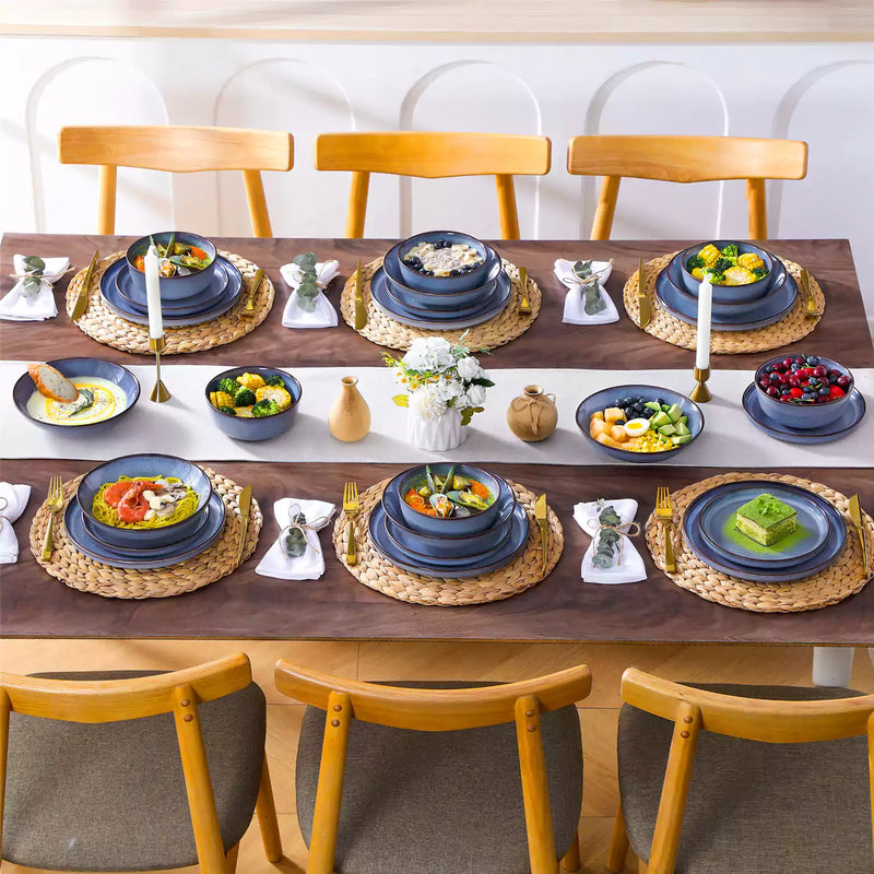 Sata Lipped-Edge 24 Piece Dinnerware Set - Image 15