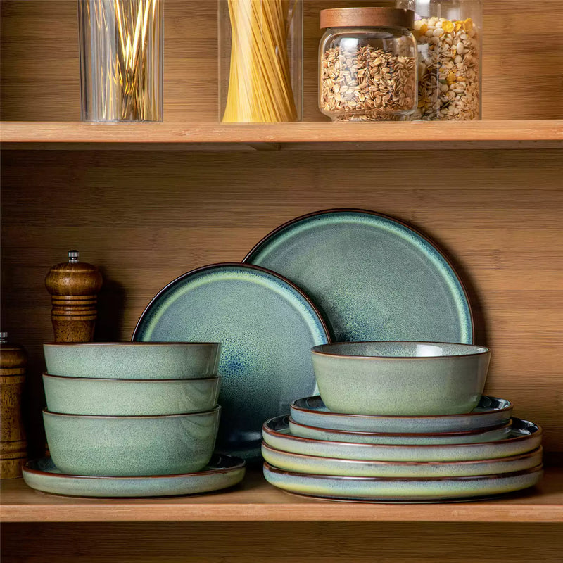 Sata Lipped-Edge 12 Piece Dinnerware Set - Image 33