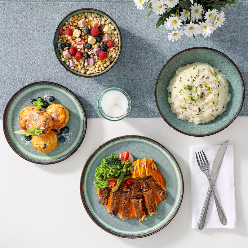 Sata Lipped-Edge 16 Piece Dinnerware Set - Image 22