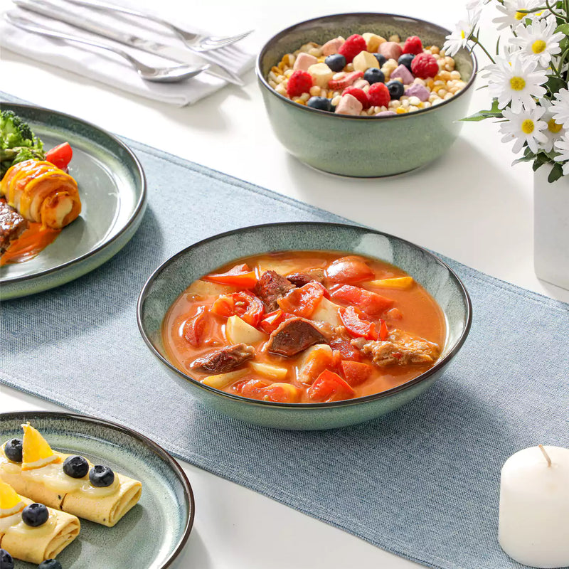 Sata Lipped-Edge 16 Piece Dinnerware Set - Image 25