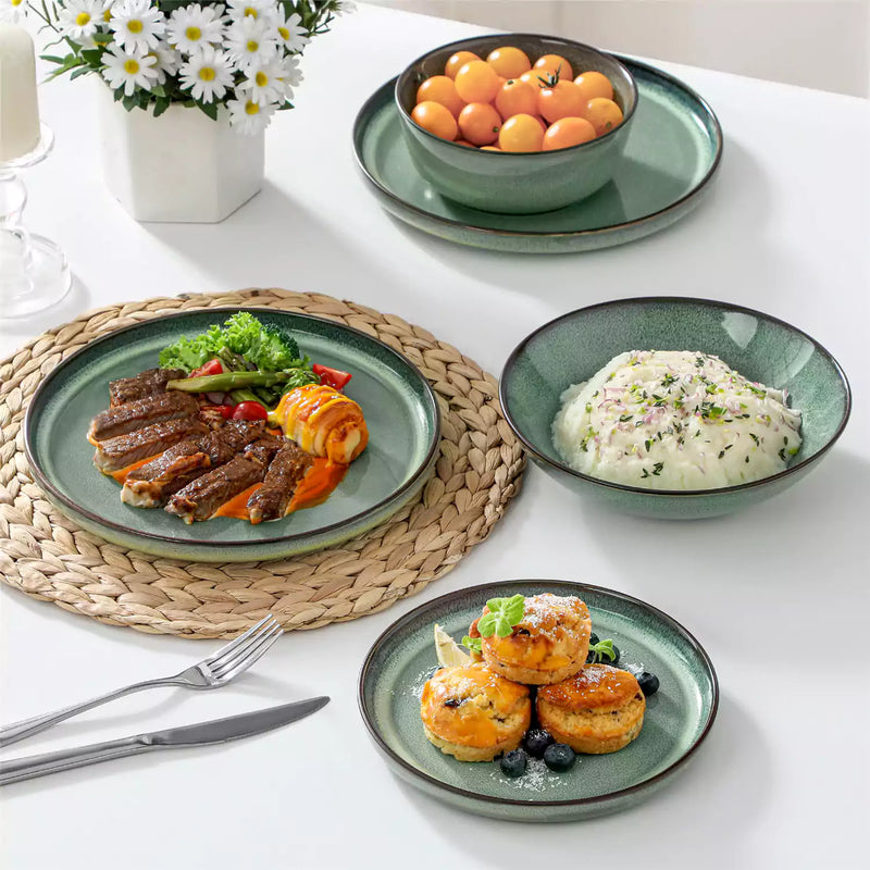 Sata Lipped-Edge 16 Piece Dinnerware Set - Image 24