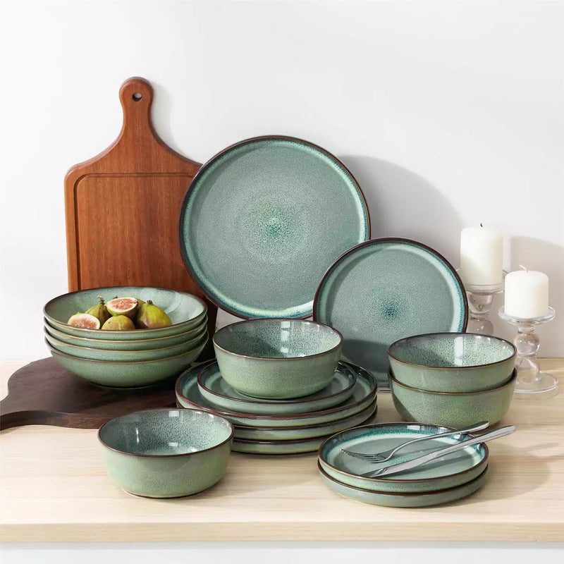 Sata Lipped-Edge 16 Piece Dinnerware Set - Image 29