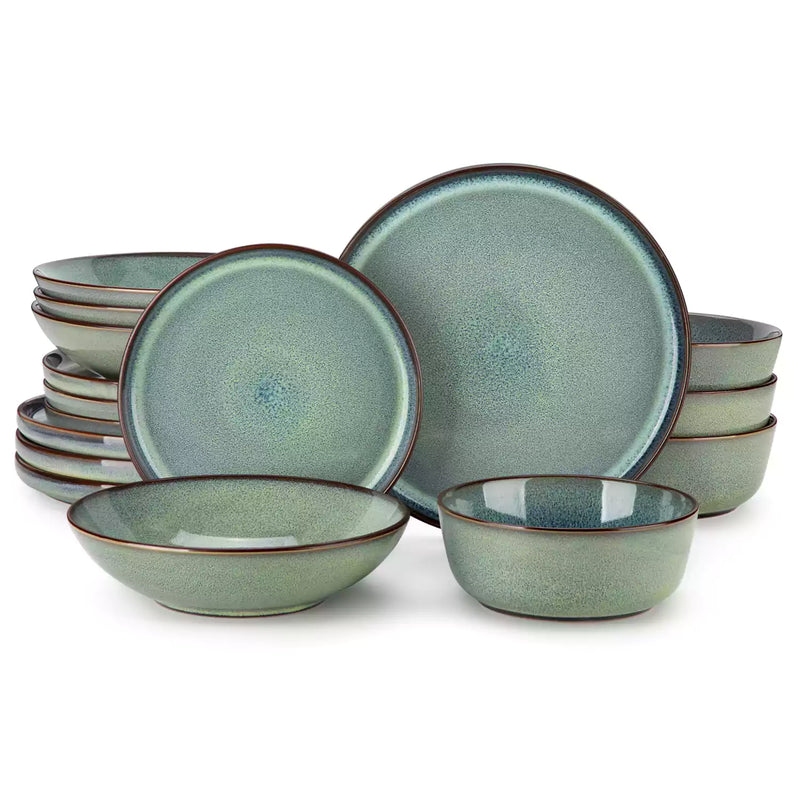 Sata Lipped-Edge 16 Piece Dinnerware Set - Image 21