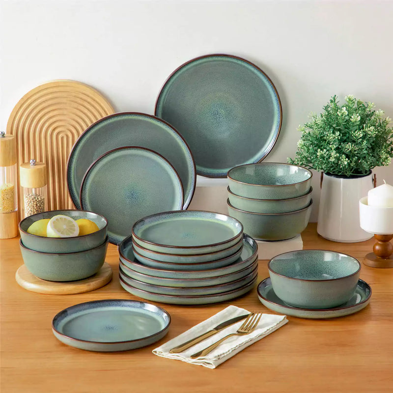 Sata Lipped-Edge 18 Piece Dinnerware Set - Image 19