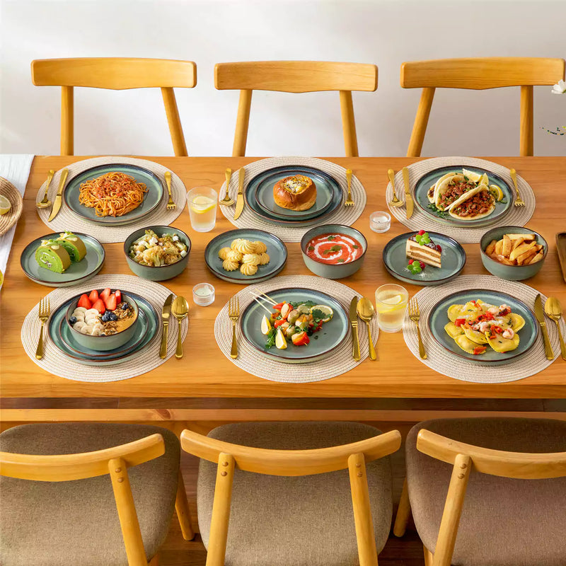 Sata Lipped-Edge 18 Piece Dinnerware Set - Image 16