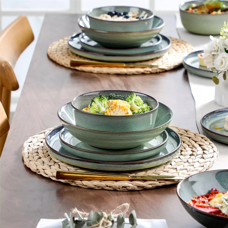 Sata Lipped-Edge 24 Piece Dinnerware Set - Image 24