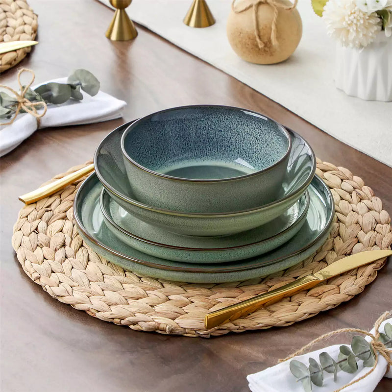 Sata Lipped-Edge 24 Piece Dinnerware Set - Image 26