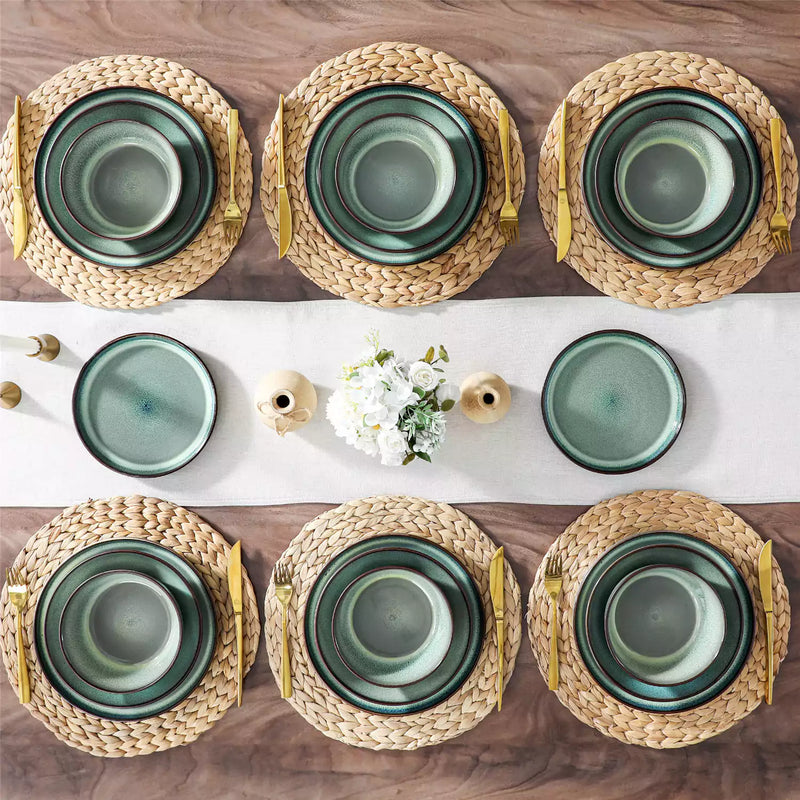 Sata Lipped-Edge 24 Piece Dinnerware Set - Image 30