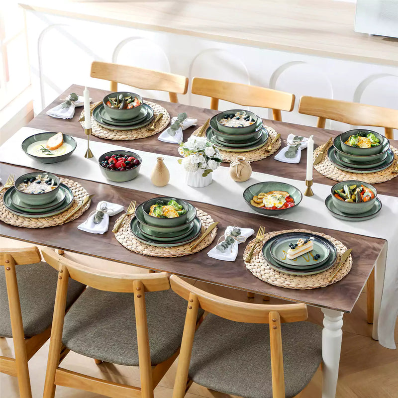 Sata Lipped-Edge 24 Piece Dinnerware Set - Image 28