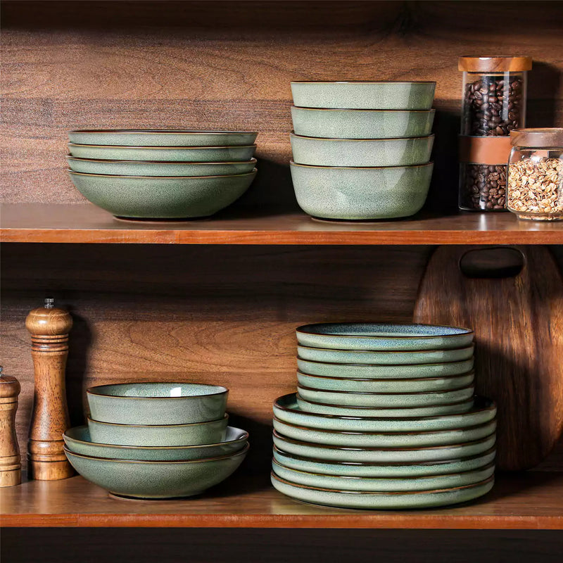 Sata Lipped-Edge 24 Piece Dinnerware Set - Image 31