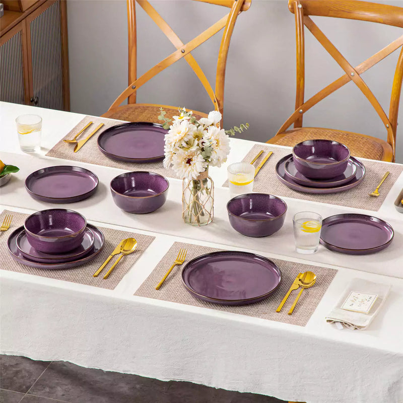 Sata Lipped-Edge 12 Piece Dinnerware Set - Image 8