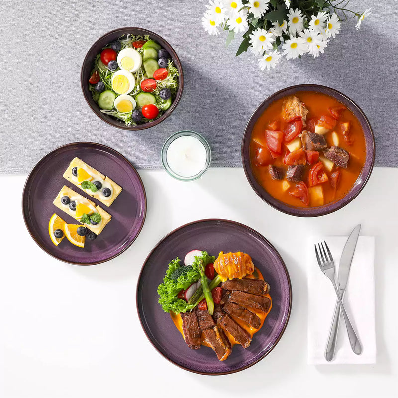 Sata Lipped-Edge 16 Piece Dinnerware Set - Image 2