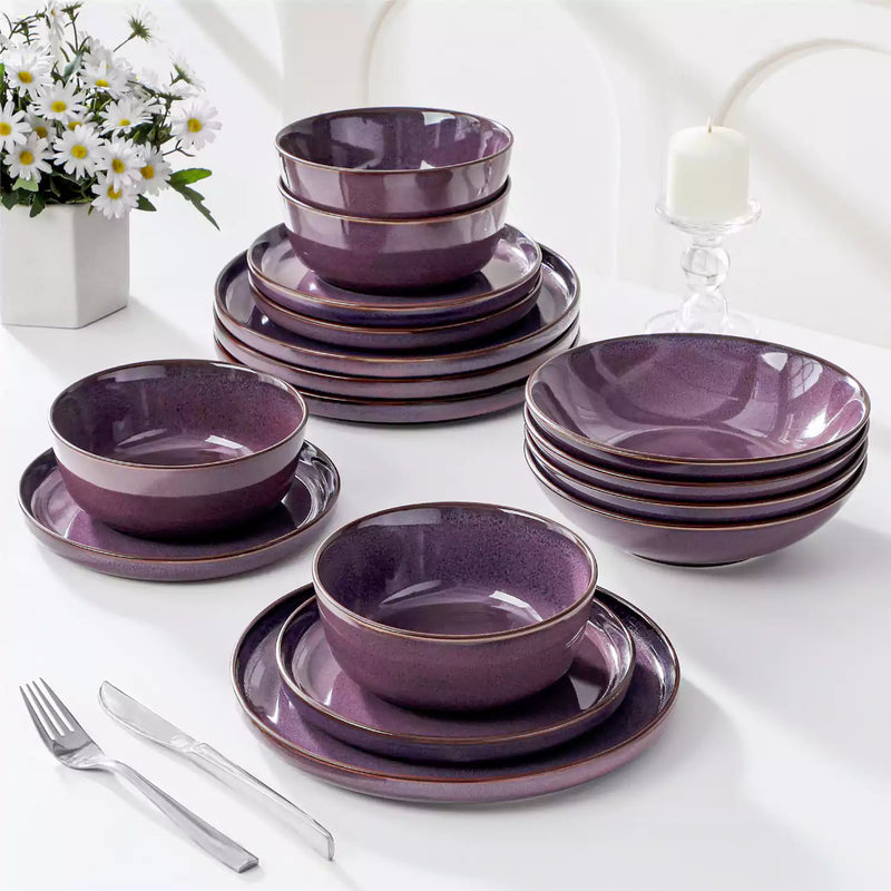 Sata Lipped-Edge 16 Piece Dinnerware Set - Image 9