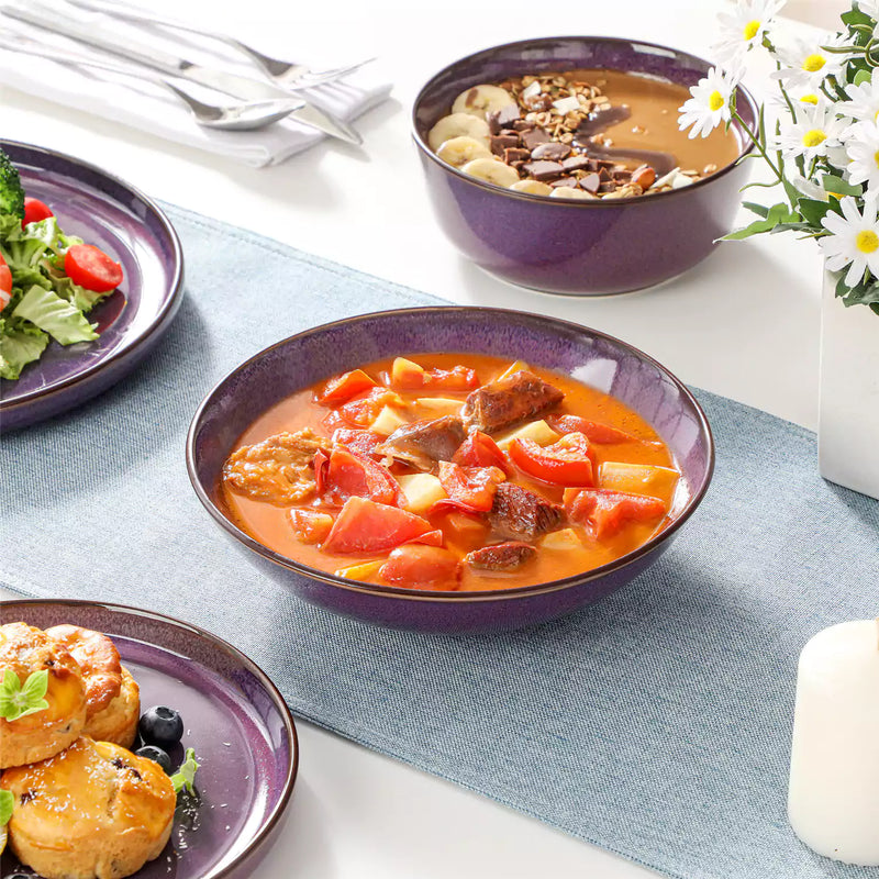 Sata Lipped-Edge 16 Piece Dinnerware Set - Image 4