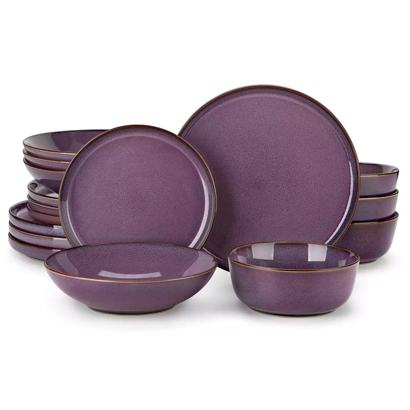 Sata Lipped-Edge 16 Piece Dinnerware Set