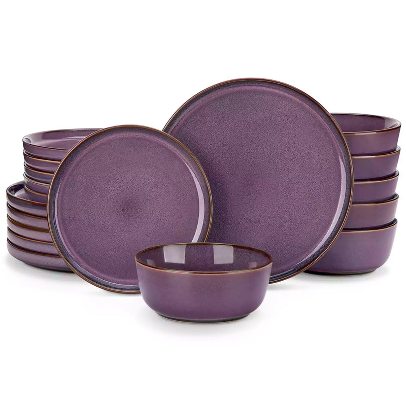 Sata Lipped-Edge 18 Piece Dinnerware Set