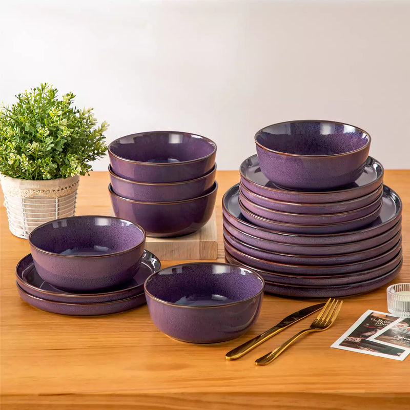 Sata Lipped-Edge 18 Piece Dinnerware Set - Image 10