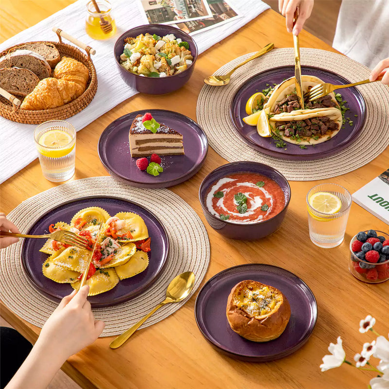 Sata Lipped-Edge 18 Piece Dinnerware Set - Image 5